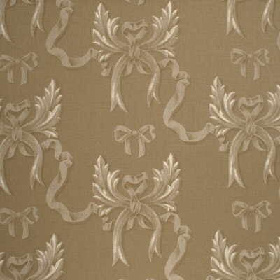 Ophelia'S Bow White/Natural By Mulberry Fabric