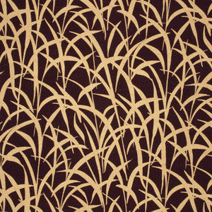 Grasses Plum by Mulberry Fabric