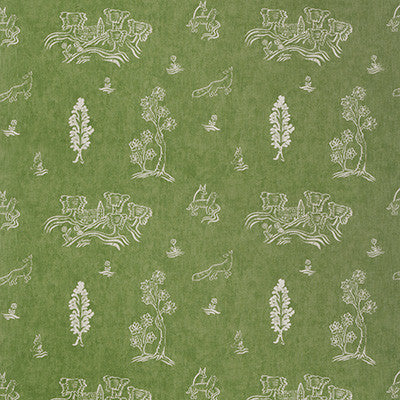Friendly Folk Basil Green by Kravet Couture Fabric
