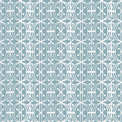 Carrusel Azul Plomo by Gaston Y Daniela Wallcovering