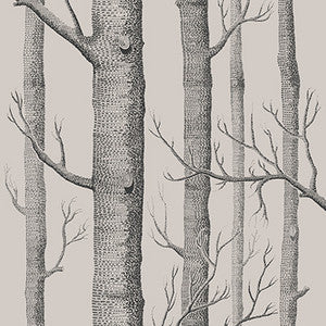Woods Linen/Charcoal by Cole & Son Wallcovering