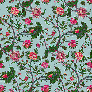 Palampore Azul by Gaston Y Daniela Fabric