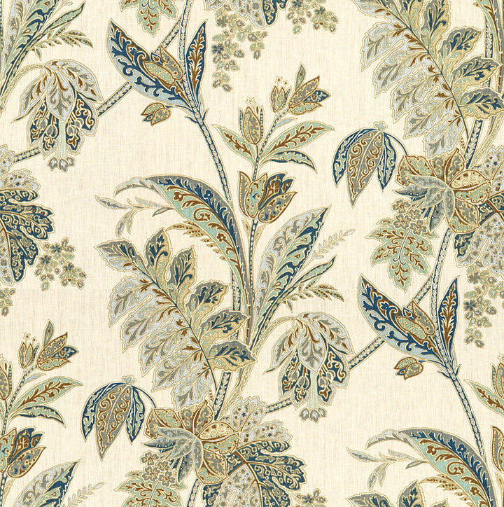 Ishana Indigo/Sky by Baker Lifestyle Fabric