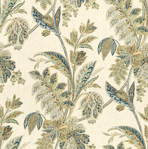 Ishana Indigo/Sky by Baker Lifestyle Fabric