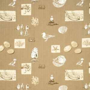 Sennen Oatmeal by Baker Lifestyle Fabric