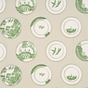 Porcelain Green by Baker Lifestyle Fabric