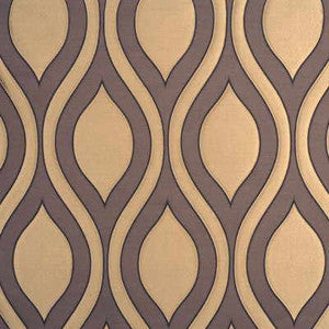 Galahad Silk Copper/Nutmeg by Mulberry Fabric