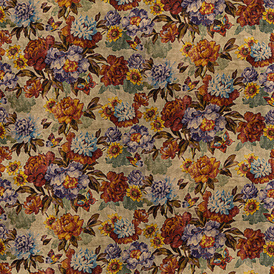 Botanica Velvet Red/Plum by Mulberry Fabric
