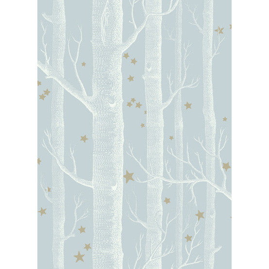 Woods & Stars Powder Blue by Cole & Son Wallcovering