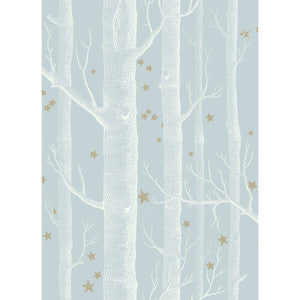 Woods & Stars Powder Blue by Cole & Son Wallcovering