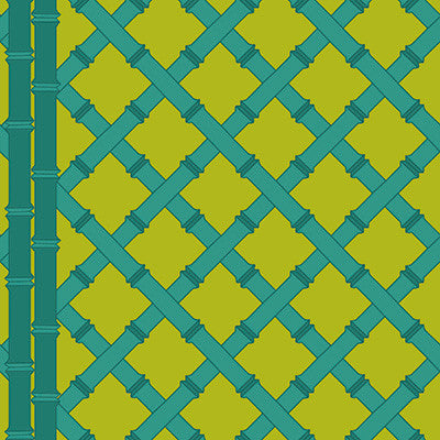 Trellis Lima/Esmeralda by Gaston Y Daniela Wallcovering