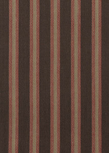 Chester Stripe Woodsmoke/Russet by Mulberry Fabric