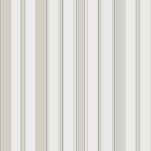 Cambridge Stripe Stone+White by Cole & Son Wallcovering