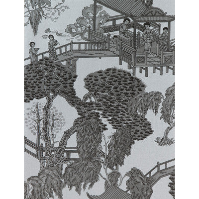 Zhou Jun Plata/Antracita by Gaston Y Daniela Wallcovering