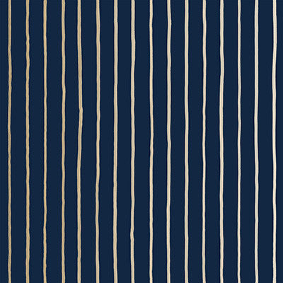 College Stripe Ink by Cole & Son Wallcovering