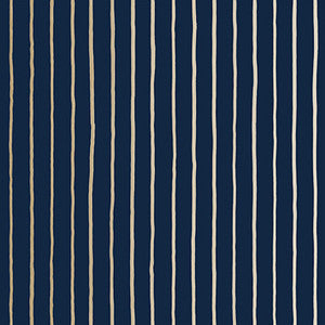 College Stripe Ink by Cole & Son Wallcovering