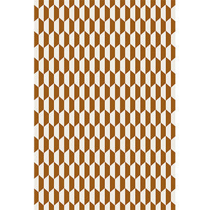 Tile Drk Gingr Crm by Cole & Son Fabric