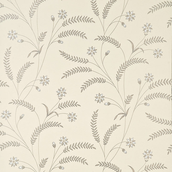 Scampston Trail Silver by Baker Lifestyle Wallpaper