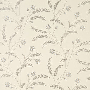 Scampston Trail Silver by Baker Lifestyle Wallpaper