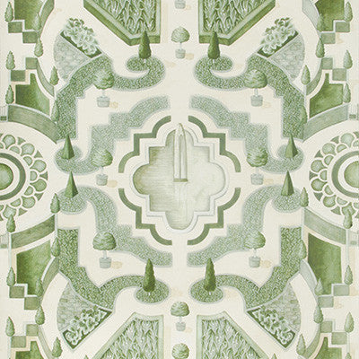 Topiary Leaf Green by Cole & Son Wallcovering