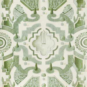 Topiary Leaf Green by Cole & Son Wallcovering