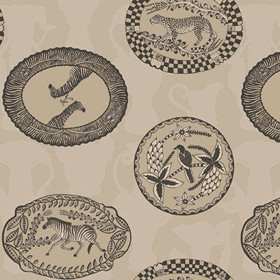 Matrinah Stone & Gilver by Cole & Son Wallcovering