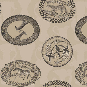 Matrinah Stone & Gilver by Cole & Son Wallcovering