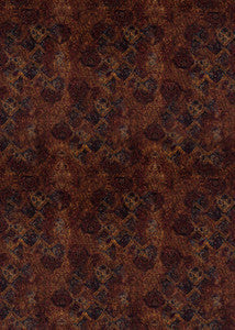 Bohemian Velvet Fig/Sienna by Mulberry Fabric