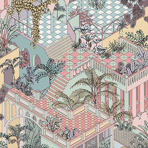 Miami Pastel by Cole & Son Wallcovering