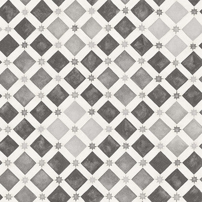Zellige Soot & Snow by Cole & Son Wallcovering