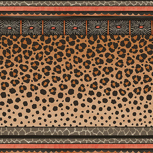 Zulu Border Red & Brown by Cole & Son Wallcovering