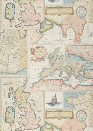 Bohemian Travels Multi By Mulberry Wallpaper