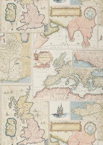 Bohemian Travels Multi By Mulberry Wallpaper