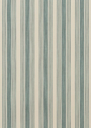 Hammock Stripe Teal by Mulberry Fabric