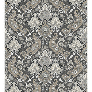Pushkin Charcoal by Cole & Son Wallcovering
