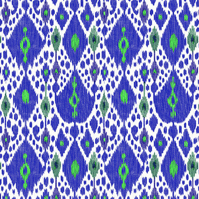 Ikat Azul by Gaston Y Daniela Fabric