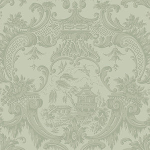 Chippendale China Olive by Cole & Son Wallcovering