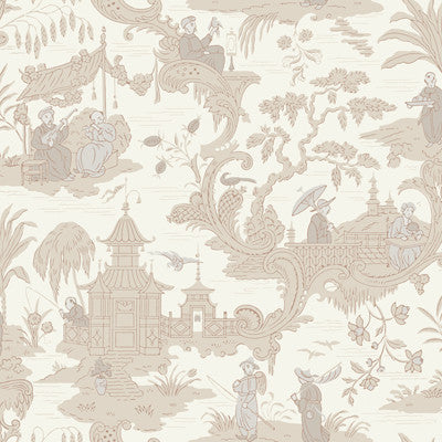Chinese Toile Neutral by Cole & Son Wallcovering