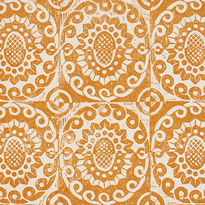 Pineapple Wall Tangerine by Lee Jofa Wallcovering