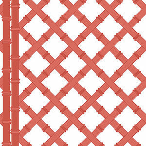 Trellis Blanco/Pomelo by Gaston Y Daniela Wallcovering