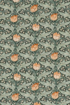 Tulip & Jasmine Teal by G P & J Baker Fabric