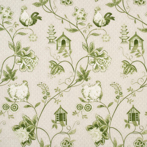 Bantam Toile Green by Baker Lifestyle Fabric