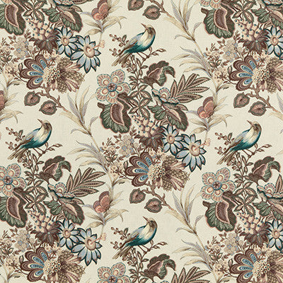 Artist Garden Sage by Mulberry Fabric