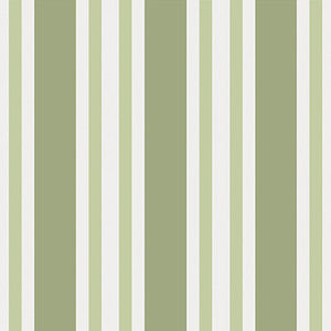 Polo Stripe Leaf Green by Cole & Son Wallcovering