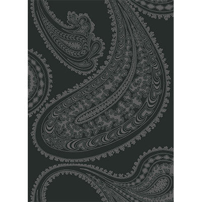 Rajapur Char Blk by Cole & Son Fabric