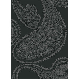Rajapur Char Blk by Cole & Son Fabric