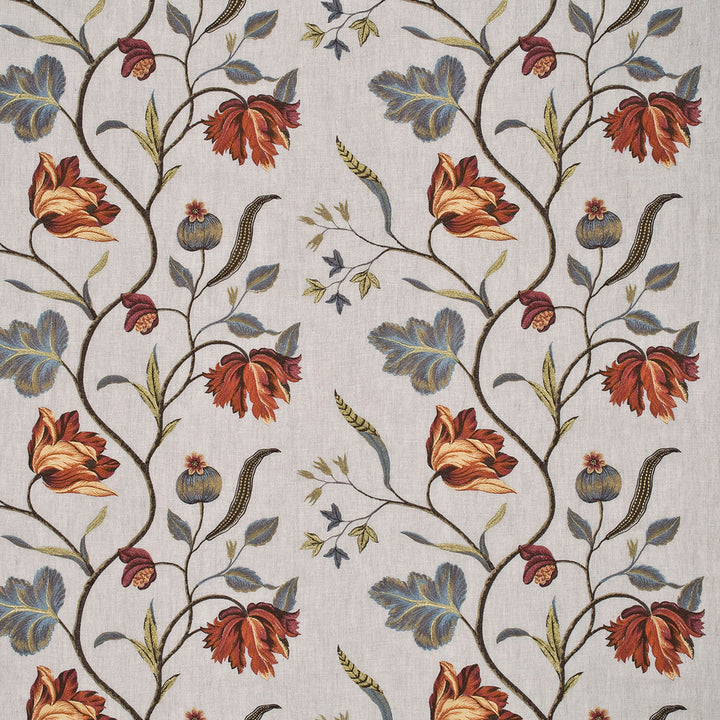 Tulip Tree Linen Pimento by G P & J Baker Fabric