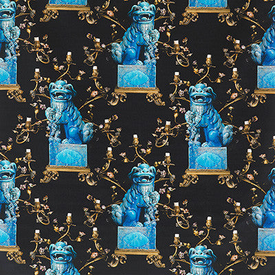 Chien Onyx/Azul by Gaston Y Daniela Fabric