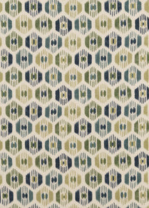 Caribana Peacock by Baker Lifestyle Fabric