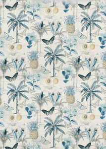Orinoco Blue by Baker Lifestyle Fabric
